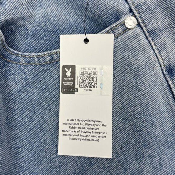 NWT PLAYBOY Distressed Straight Leg Jean Sz Small - Picture 9 of 10